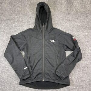 The North Face Summit Series WindWall Jacket Womens Medium Gray Hooded Softshell